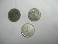 Monety obiegowe 11 szt zestaw a7