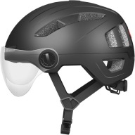 bj589 KASK ROWEROWY Z ZDEJMOWANĄ OSŁONA rozm.M 55-58cm