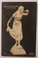 JEUNE FILLE A LA SOURCE - MULLER - CREFELD, ATELIER - BERLIN 1906 rok
