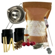 Sisano Zestaw do robienia świec sojowych DIY 250g wosku