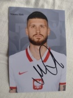 Zdjęcie 10x15 autograf Polska Mateusz Klich Euro 2020