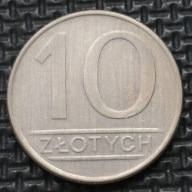 *P[0243] POLSKA 10 złotych 1986 Polska Rzeczpospolita Ludowa Orzeł heraldyk