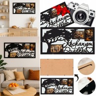 PREZENT NA DZIEŃ BABCI I DZIADKA RAMKA 30X60cm XXL NA ZDJĘCIA Z EFEKTEM 3D