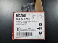 KLOCKI HAMULCOWE TYŁ MEGANE 3 GRAND SCENIC 3