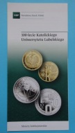 Foldery 10 zł 2019,100-lecie KUL LUBLIN,stan I