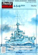 Mały Modelarz 4 - 6/ 2024 Brytyjski pancernik HMS "Dreadnought"