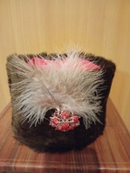 Czapka szlachecka ze sztucznym futrem