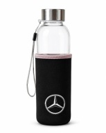 ORYGINALNA SZKLANA BUTELKA NA NAPOJE 500 ML MERCEDES-BENZ Z POKROWCEM
