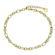 70637 Bransoletka złota stal chirurgiczna łańcuch