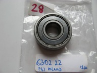 28. Łożysko kulkowe TYP FŁYT4 6302-2Z POLAND