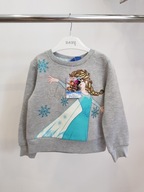 Primark FROZEN ELSA bluza szara dziewczynka 98 cm