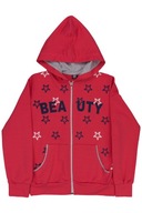 Bluza dziecięca zasuwana z kapturem 140 bawełna Żarek z kieszeniami gwiazdk