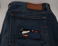 Naszywka Haftowana PINGU Noot Noot na Jeansie – 9 x 6,5 cm