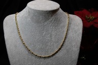 ŁAŃCUSZEK ZE STALI CHIRURGICZNEJ 316L POZŁACANY