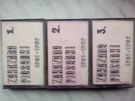 ZAKAZANE PIOSENKI 1981-1989 , 3KASETY MEGA UNIKATY