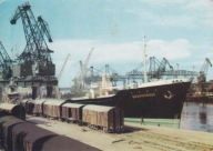 SZCZECIN - PORT - BASEN GÓRNICZY - STATEK - ŻURAW