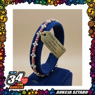 Bransoletka "Czerwono-Srebrna" – Unikatowe Rękodzieło - regulowana długość