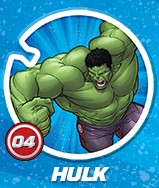 Shieldz Marvel Circle K Żetony nr 4 Nowe Hulk Tazo