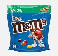 309g Cukierki M&M's Crispy z mlecznej czekolady z kruchym ryżowym wnętrzem