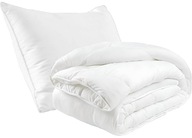 Kołdra Całoroczna Antyalergiczna 140x200 + Poduszka 70x80 Ciepła Miękka