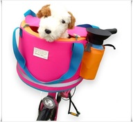 Koszyk na rower prezent na święta Fotelik rowerowy dla psa Summer +Uchwyt