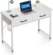 Biurko prostokątny ODK 100 x 40 x 78 cm biały