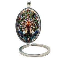 Brelok do kluczy/ka - Drzewo Życia - ozdobna zawieszka plecak, portfel