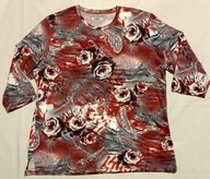 tunika damska 48/50 kolorowa z dzianina(sweterkowa) wymiary podane w opisie