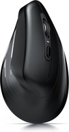 CSL mysz pionowa bezprzewodowa praworęczna 2,4 GHz 2400 DPI czarna