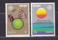 MALTA** EUROPA, przyroda, motyle Mi 746-47