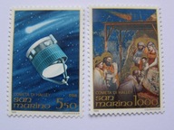 San Marino - Kometa Halleya - Kosmos - Mi. 1337-38 **
