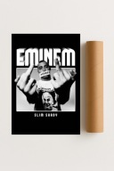 Plakat bez ramy 40x50cm Eminem Slim Shady Rap Legenda Muzyka Hip-Hop