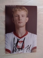 Zdjęcie 10x15 autograf Polska Mateusz Kowalczyk PZPN 2024