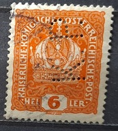 Austria - Perfin - dziurkowany 22/5