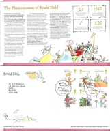 Anglia 2012 FDC +INFO Bucks, 6zn. sztuka, literatura, Roald Dahl