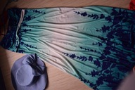 * PURPLE * PIĘKNA SUKIENKA DŁUGA LETNIA_40