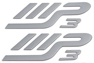 Emblemat Piaggio MP3 Naklejki 3D Srebrne Złote do wyboru