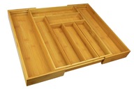 ORGANIZER NA SZTUĆCCE BAMBUSOWY DUŻY 52X43 CM