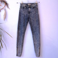 Spodnie jeansy skinny rurki damskie Denim Co 36 elastyczne (J11)