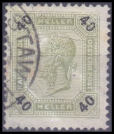 AUSTRIA - znaczek kasowany z 1901 roku. Z 9819.