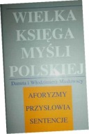 Wielka księga myśli polskiej Danuta Masłowska, Włodzimierz Masłowski