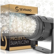 PROJEKTOR ŚWIĄTECZNY LASEROWY RZUTNIK LED NA DOM REFLEKTOR ŚNIEG