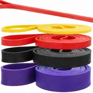 ZESTAW GUM OPOROWYCH 4 RÓŻNE POWER BAND TPE DO ĆWICZEŃ SIŁOWYCH 2-45KG