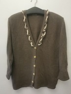 GIUL MAR ITALY SWETER R.M\L KARDIGAN SWETR WEŁNA