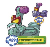 SUPER ZINGS seria 7 489 Turboscooter zielony