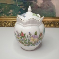 Aynsley Wild Tudor cukierniczka z pokrywką – Fine Bone China England