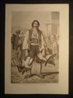 sprzedawca drobiu z okolic Zara na Chorwacji, oryg 1875