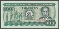 Mozambik 100 meticais 1980 - AE 0006666 - stan bankowy UNC