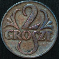 2 grosze 1931 - ładny egzemplarz