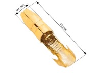 Konektor wsuwka cylindryczna średnica 4,0 mm cynowany cena za 6 szt 14-3-5